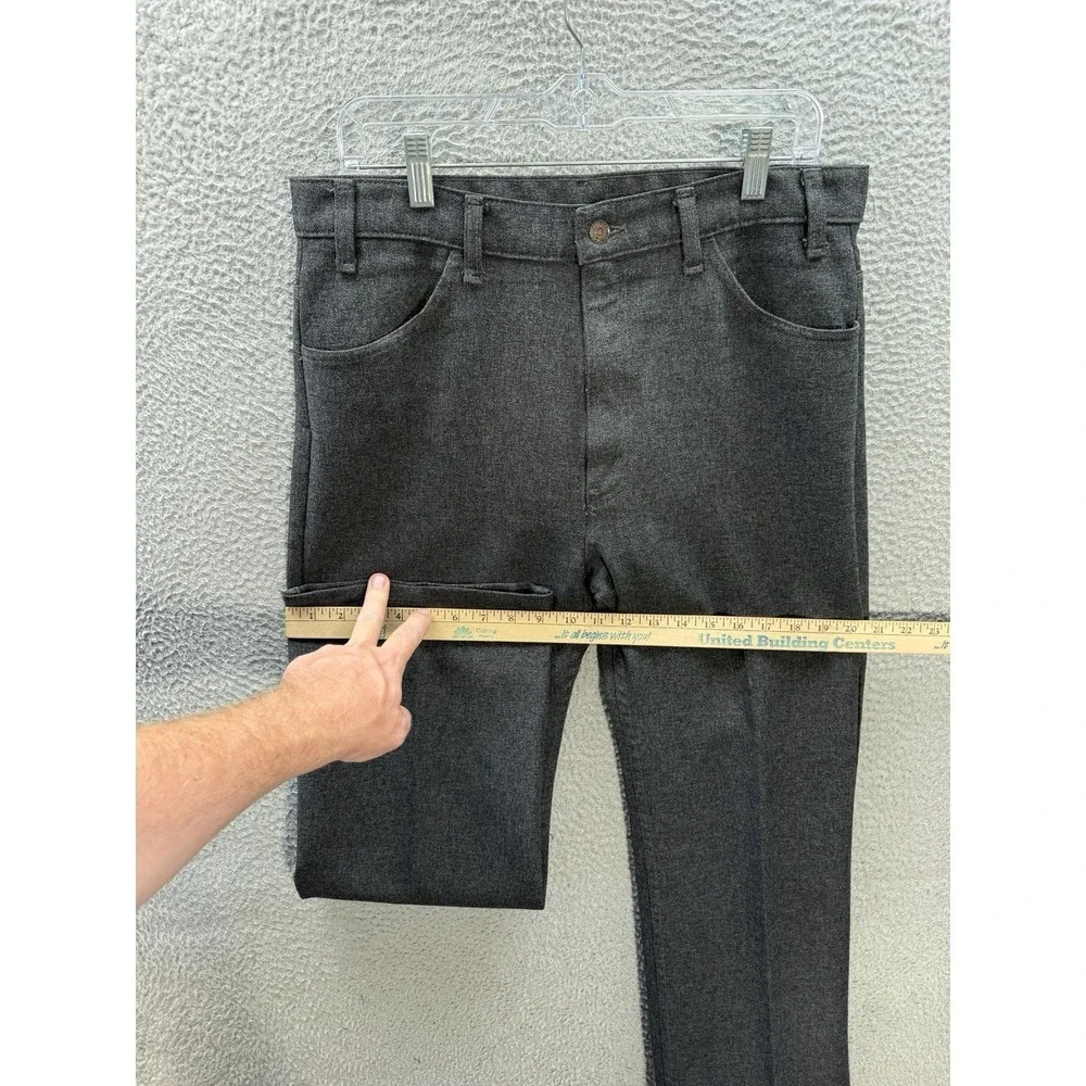 Vintage Levis Pants Mens 36x27 Gray Black Label 10517-9055 Made In USA 90s
